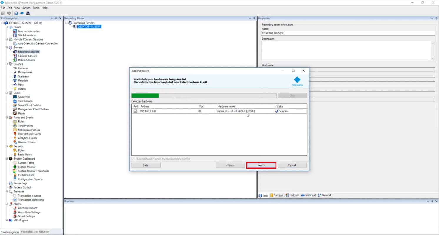 Temperature Monitoring - Milestone - Configure Milestone - 6.jpg