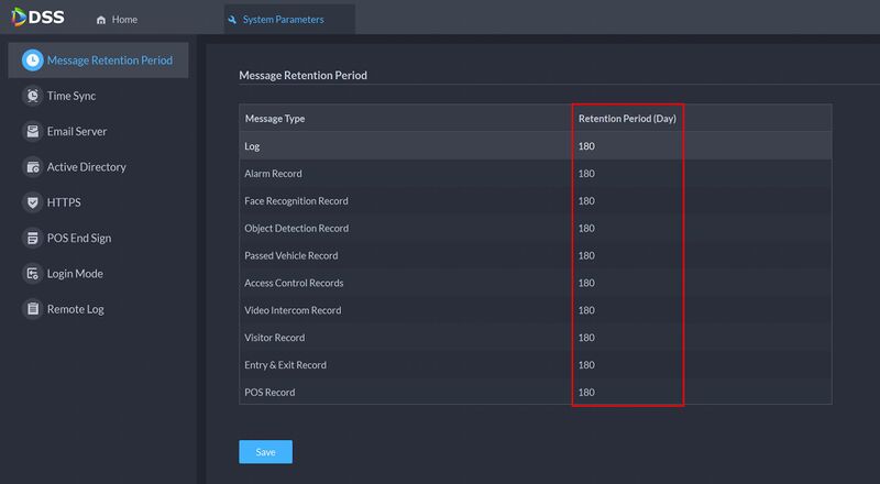 DSS Server System Parameters - Message Retention Period.jpg