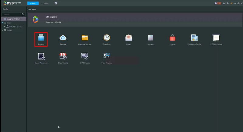 Migrate From DSS Express S To DSS Express Part 1 Backup DSS Express S -3.jpg