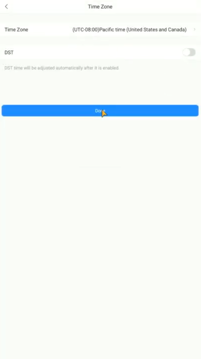 8. Configure TimeZone and DST - DMSS.png
