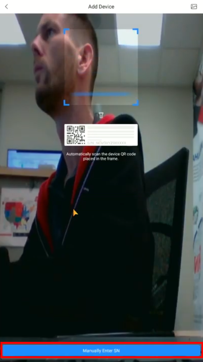 4. Manually Enter SN - DMSS.png