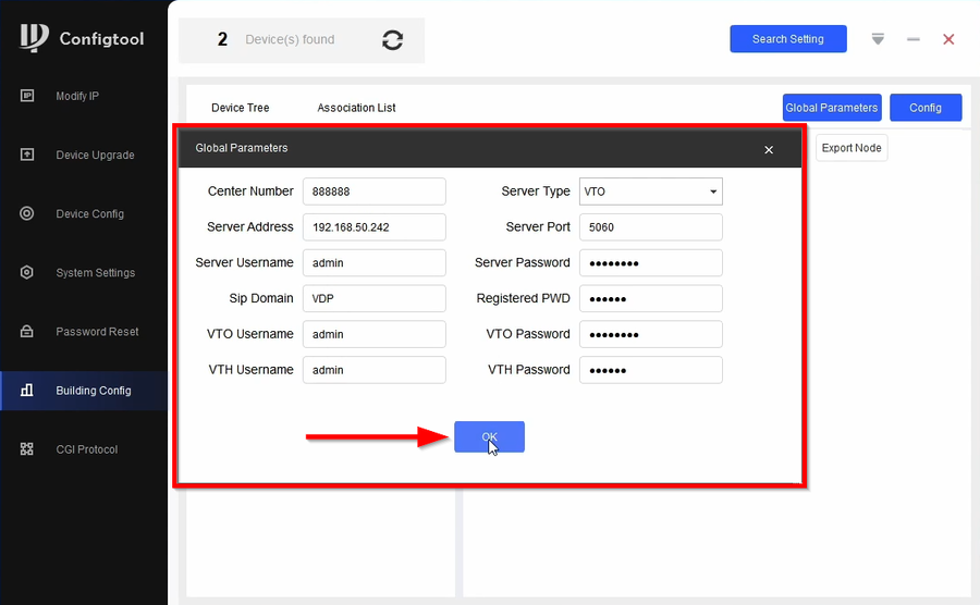 How to Setup 2Wire IP Modular Station to VTH using ConfigTool-3.png